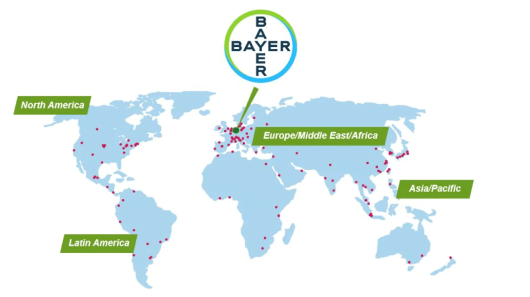 Bayer имеет представительства в 83 странах мира